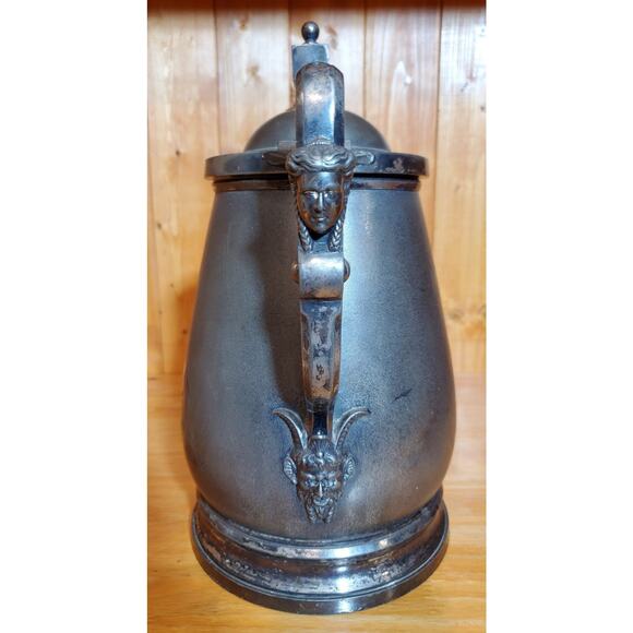 Meriden Britannia #48 Stag Water Pitcher - Circa 1860s - Picture 4 of 10